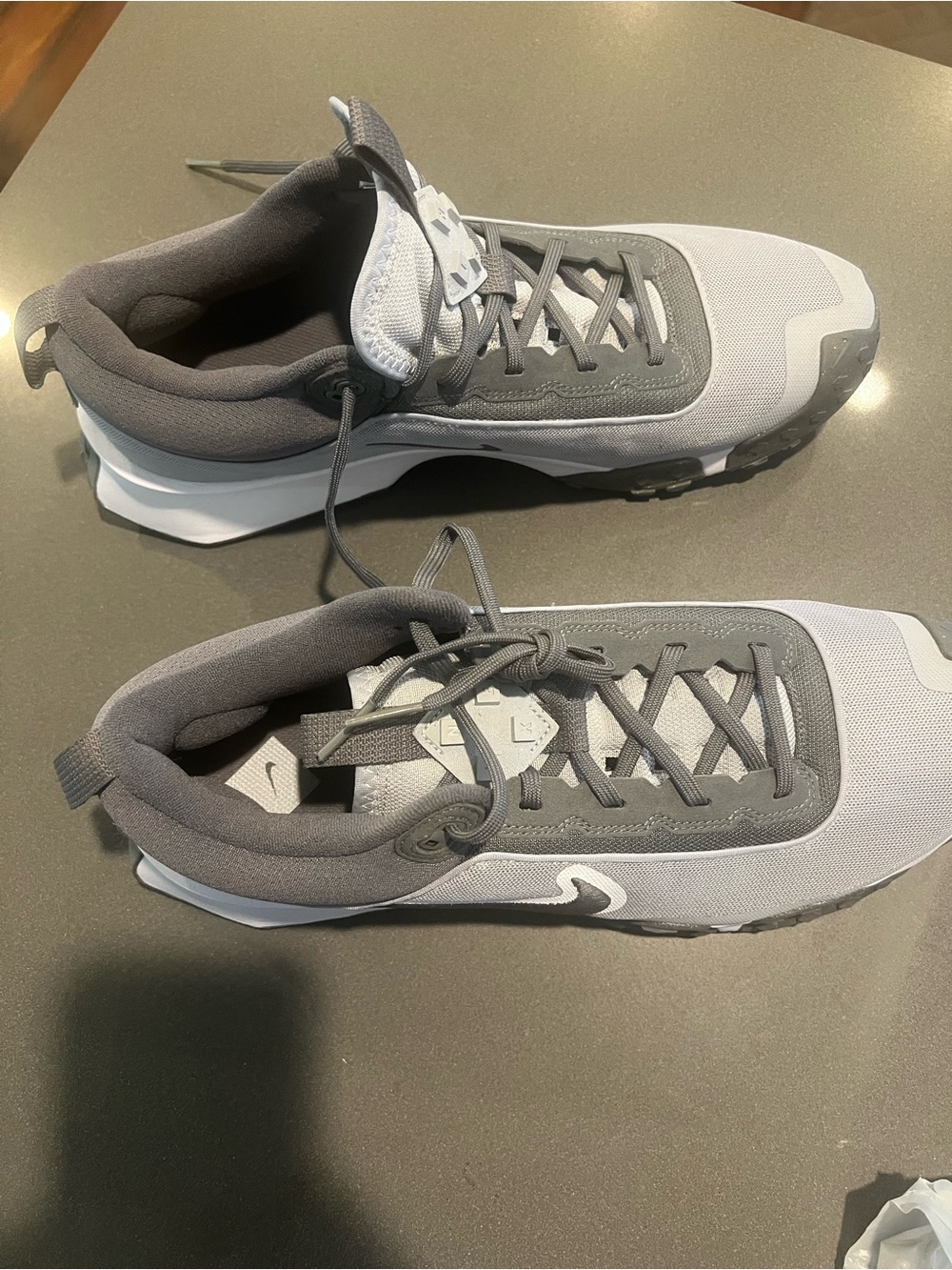 Nike Gray and White Athletic Shoes…. NWOT